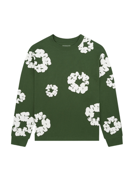 Cotton Wreath Crewneck